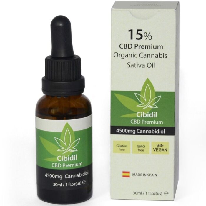 Lõõgastav CBD õli 500 COSMETICS Cibidil (15%, 30 ml) - Lovex Erootikapood